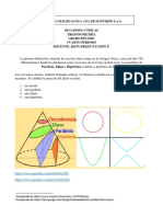 Guía Cónicas (Circinferencia y Parábola)