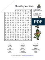 Stpatricksday Wordsearch