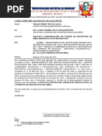 Carta Nº07-2021 Solicito Conformaciòn de Comite de Recepciòn