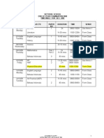 Sec 1-4 SA2 2008 SCHEDULE Student