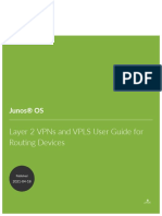 Layer 2 VPNs and VPLS User Guide-Juniper