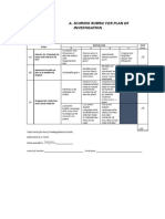 Outline and Rubric For Plan of Investigation English SBA