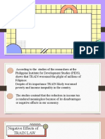 Negative Effects of Train Law