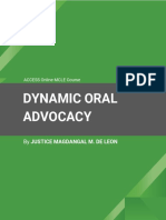 Dynamic Oral Advocacy