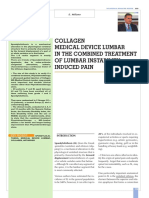 Collagen Medical Device Lumbar in The Combined Treatment of Lumbar Instability Induced Pain