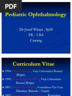 Pediatric Ophthalmology DR - Jusuf