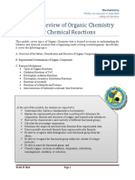 Module 1: Review of Organic Chemistry and Organic Chemical Reactions