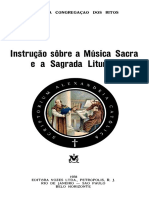 Sagrada Congregação Dos Ritos - Instrução Sobre A Música Sacra e A Sagrada Liturgia