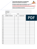 Ficha de Entrega de Hantac