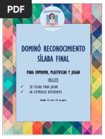 Dominó Rec Sílaba Final