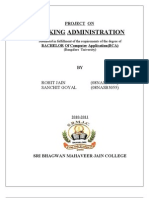 Banking Administration: Project On