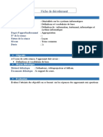 Fiche de Déroulement de La Séance 1