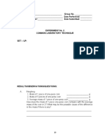 Experiment No. 2 - Common Laboratory Techniques