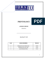 Printology: A Project Report