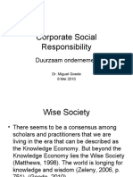 Corporate Social Responsibility: Duurzaam Ondernemen