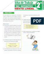 Problemas de Ordenamiento Lineal para Segundo Grado de Secundaria