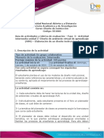 Guía Fase 3 - Elaboración de Un Diseño Instruccional