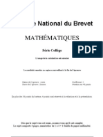 Brevet Maths