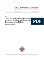 The Effects of Selected Exercise Modalities On Stress, Anxiety, and Depression Responses in The ... (PDFDrive)