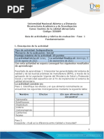 Guía de Actividades y Rúbrica de Evaluación - Fase 1 - Fundamentación