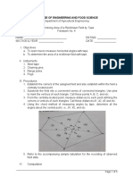 Determining Area of A Rectilinear Field by Tape