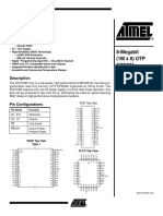 8-Megabit (1M X 8) OTP Eprom AT27C080: Features