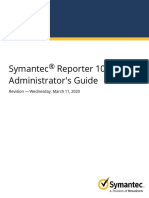 Symantec Reporter 10.5.x Administrator's Guide: Revision - Wednesday, March 11, 2020