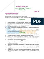 Biology Sample Papers 1