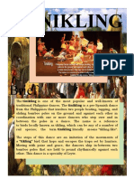 Dance Literature (Tinikling)