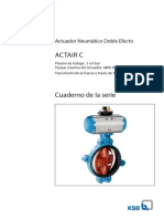 Actuador Neumatico Actair C KSB