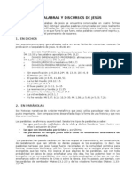 Palabras Discursos y Parabolas de Jesus