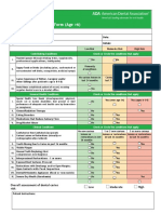 Caries Risk Assessment Form 6