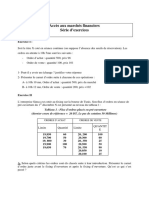 Marche Financier Exercices