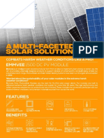 A Multi-Faceted Solar Solution: Emmvee 1500 DC PV Module