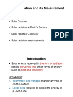 Solar Radiation and Measurements