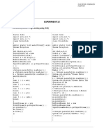 Experiment 1: PROGRAM (Socket Programming Using TCP)