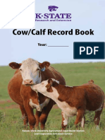 Cow/Calf Record Book: Year