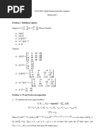 Problem 1. Multilinear Algebra