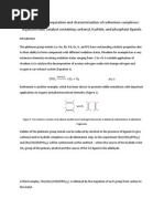 CHEM3031 Experiment 4