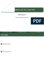 Lec 2.2 Differentiability and The Chain Rule