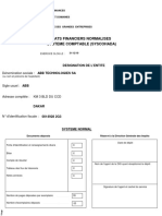 Edition de La Liasse - Sage Syscohada Revise Normal