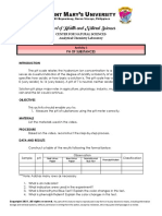 School of Health and Natural Sciences: Aint ARY S Niversity