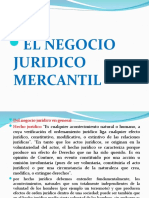 El Negocio Juridico Mercantil