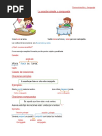 Tema 4 Oraciones Simples y Compuestas