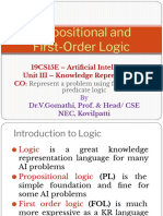 U - III Propositional Logic