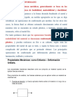 Las Operaciones Basadas en La Ductilidad y Maleabilidad Del Material Se Denominan Conformado Por Deformación