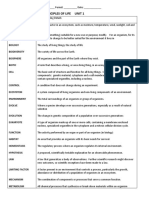 Unit 1 Basic Biological Principles Keytone Review