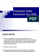 Employee State Insurance Act, 1948