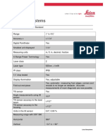 DISTO X4 Technical Data