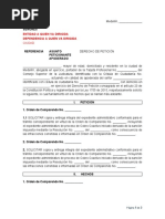 Derecho de Peticion Solicitud Expedientes